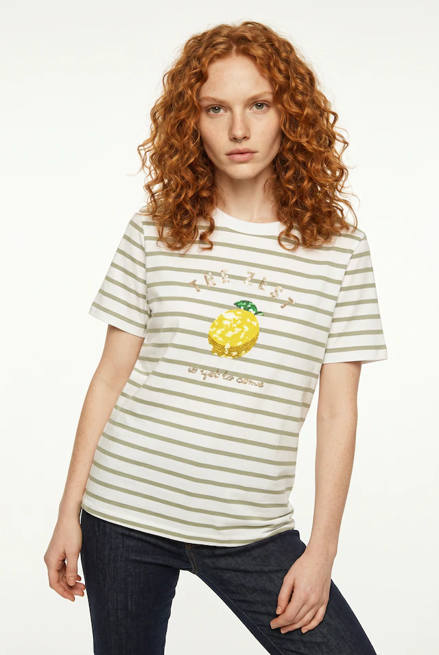 ONLY Kurzarmshirt »ONLKITA S/S TEE JRS NOOS« Baumwolle, regular fit