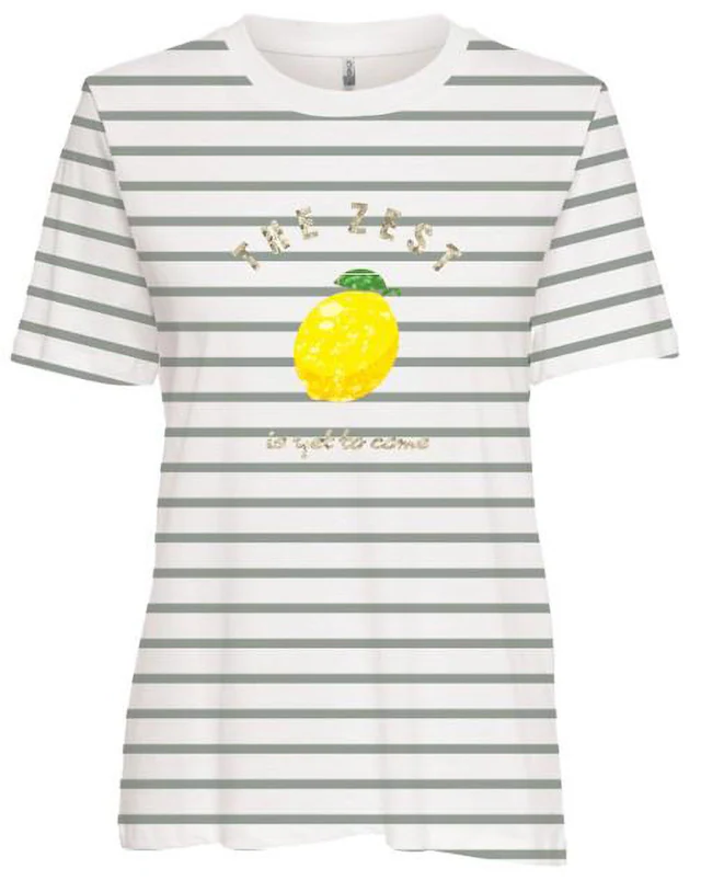 ONLY Kurzarmshirt »ONLKITA S/S TEE JRS NOOS« Baumwolle, regular fit
