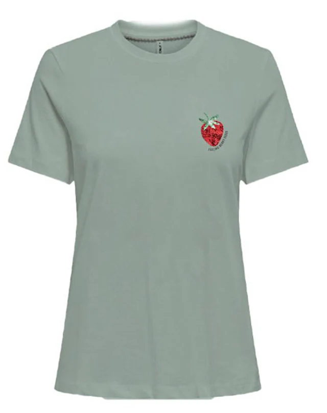 ONLY Kurzarmshirt »ONLKITA S/S TEE JRS NOOS« Baumwolle, regular fit
