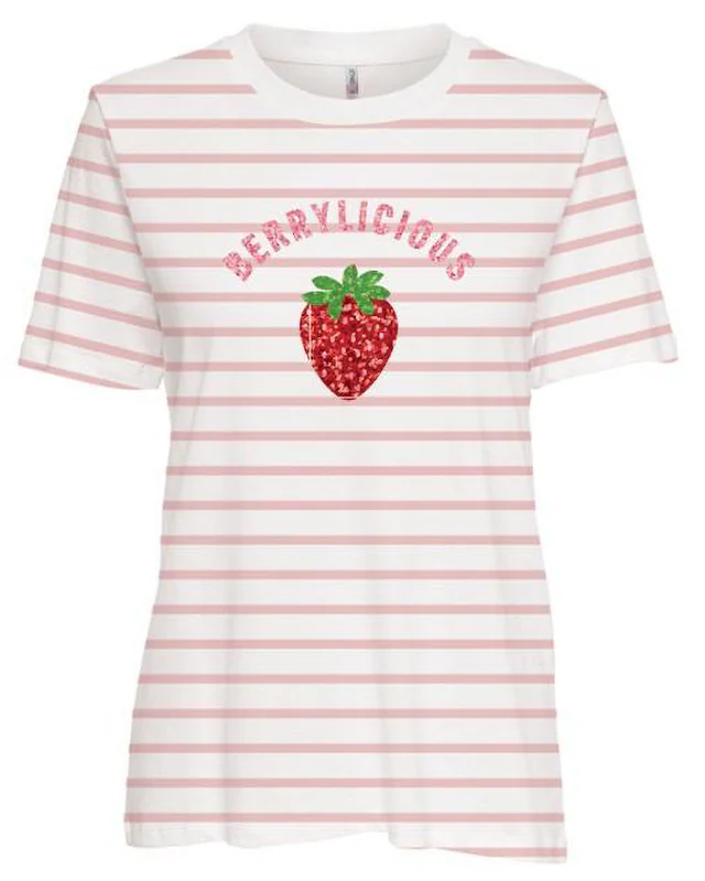 ONLY Kurzarmshirt »ONLKITA S/S TEE JRS NOOS« Baumwolle, regular fit