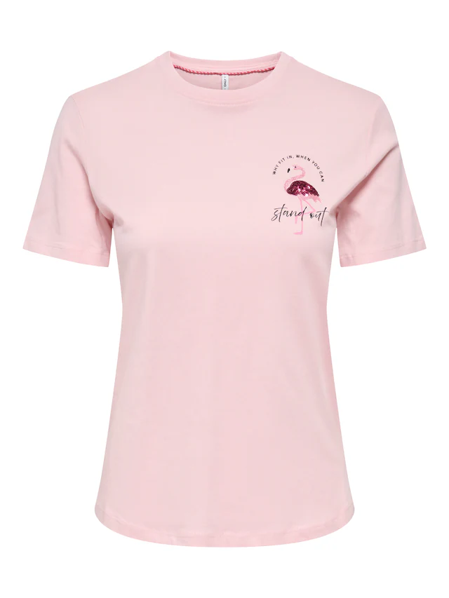 ONLY Kurzarmshirt »ONLKITA S/S TEE JRS NOOS« Baumwolle, regular fit