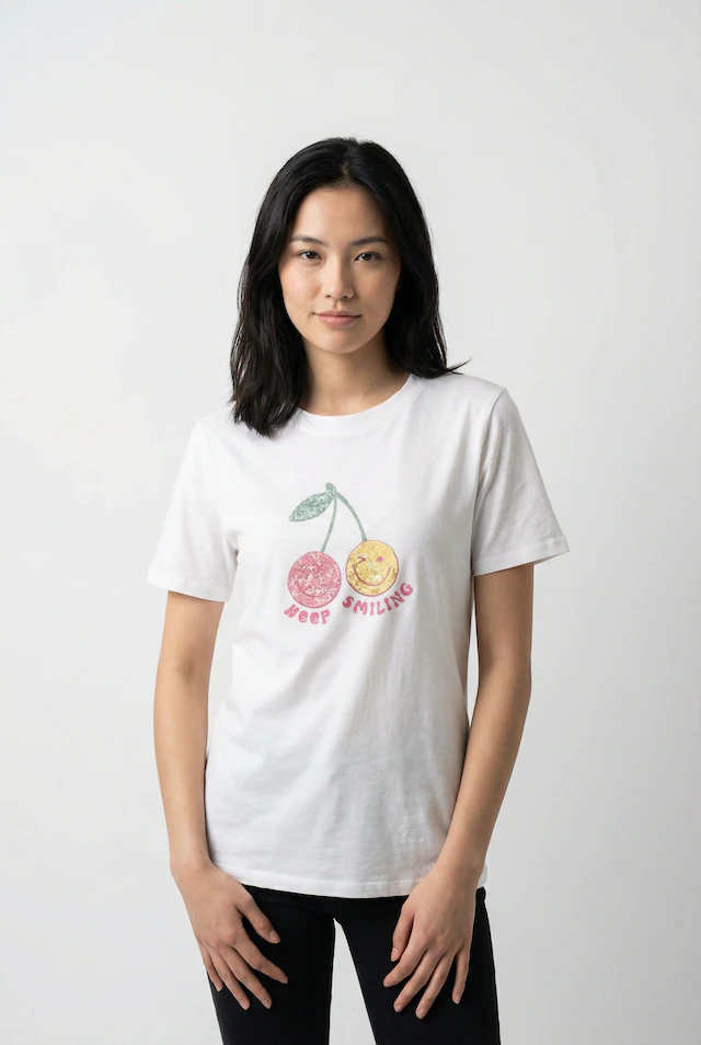 ONLY Kurzarmshirt »ONLKITA S/S TEE JRS NOOS« Baumwolle, regular fit