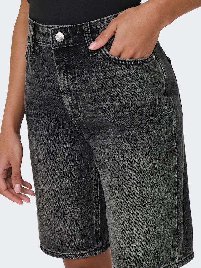 ONLY Jeansshorts »ONLSONNY HW WIDE DNM SHORTS NOOS« Baumwolle, regular fit, High Waist