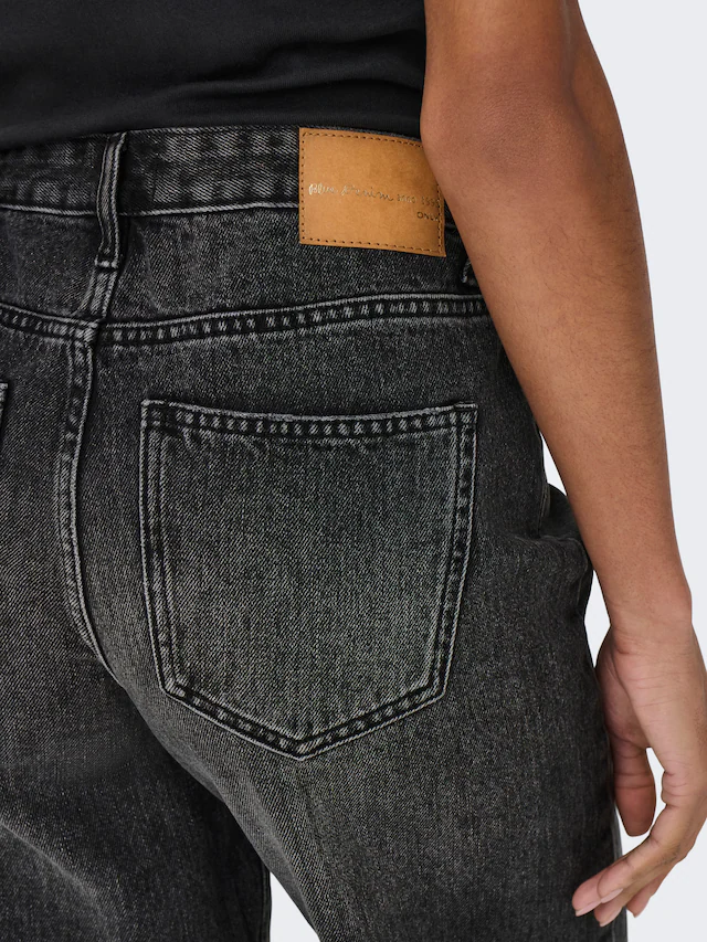ONLY Jeansshorts »ONLSONNY HW WIDE DNM SHORTS NOOS« Baumwolle, regular fit, High Waist