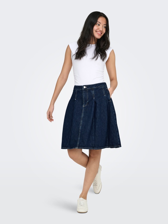 ONLY »ONLMIRA CAPSL RUCHING TOP JRS NOOS« Baumwollmischung, regular fit, Rundhals