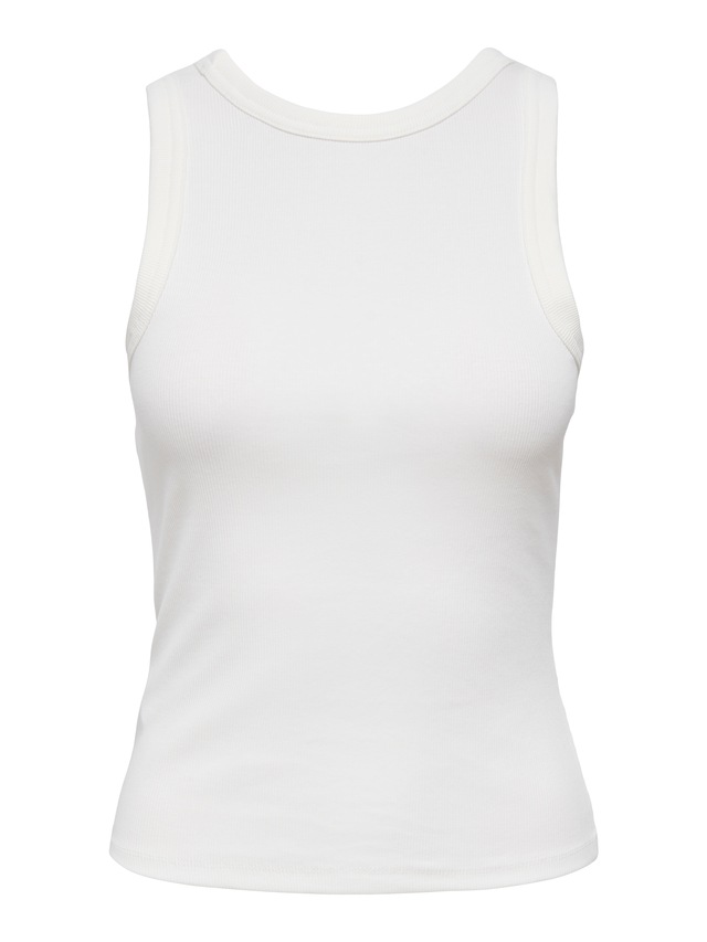 ONLY Tanktop »ONLVAL 2-WAY TANK TOP JRS NOOS« Baumwollmischung, Rundhals
