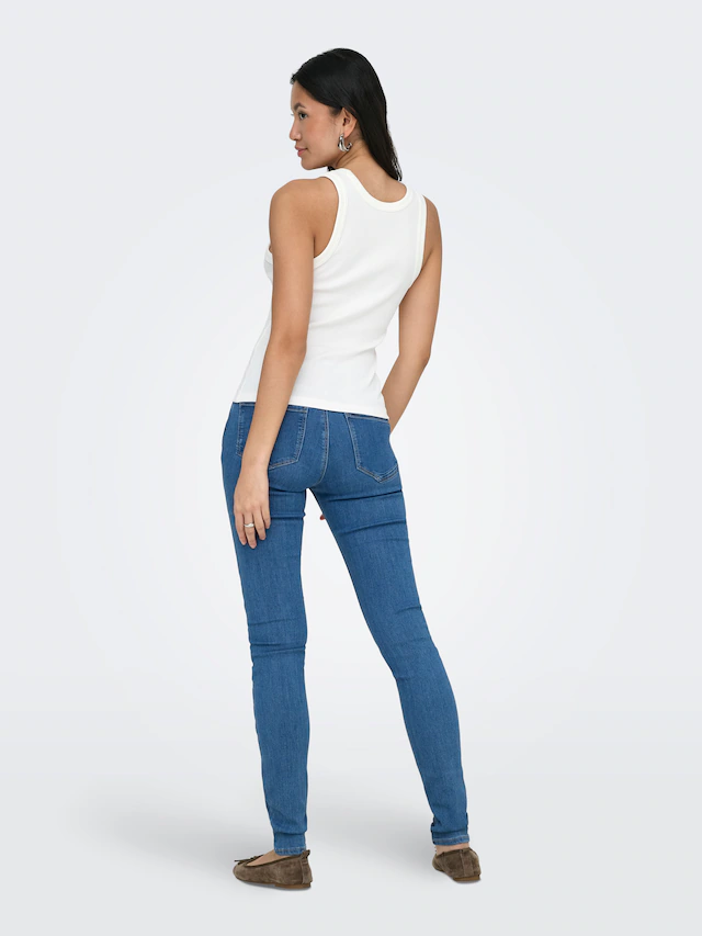 ONLY Tanktop »ONLVAL 2-WAY TANK TOP JRS NOOS« Baumwollmischung, Rundhals