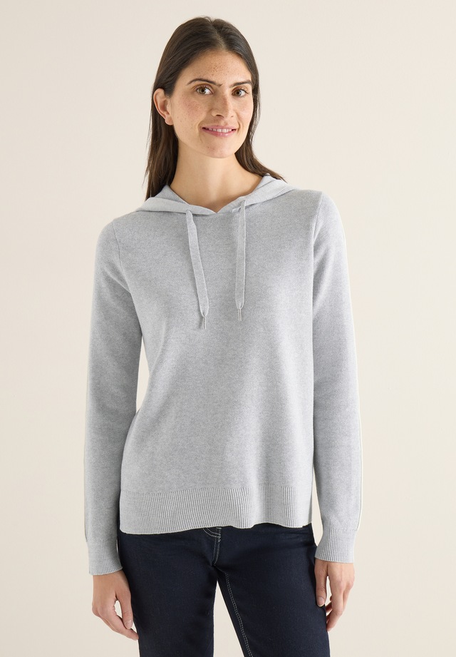 Cecil Kapuzenpullover mit Tape Detail am Ärmel