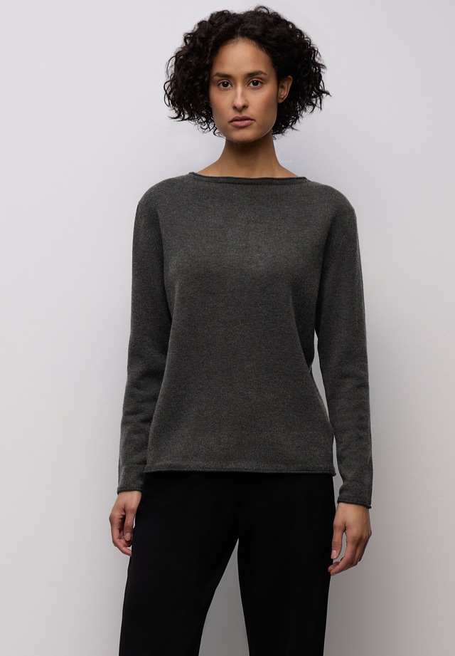 STREET ONE Strickpullover aus softem Materialmix