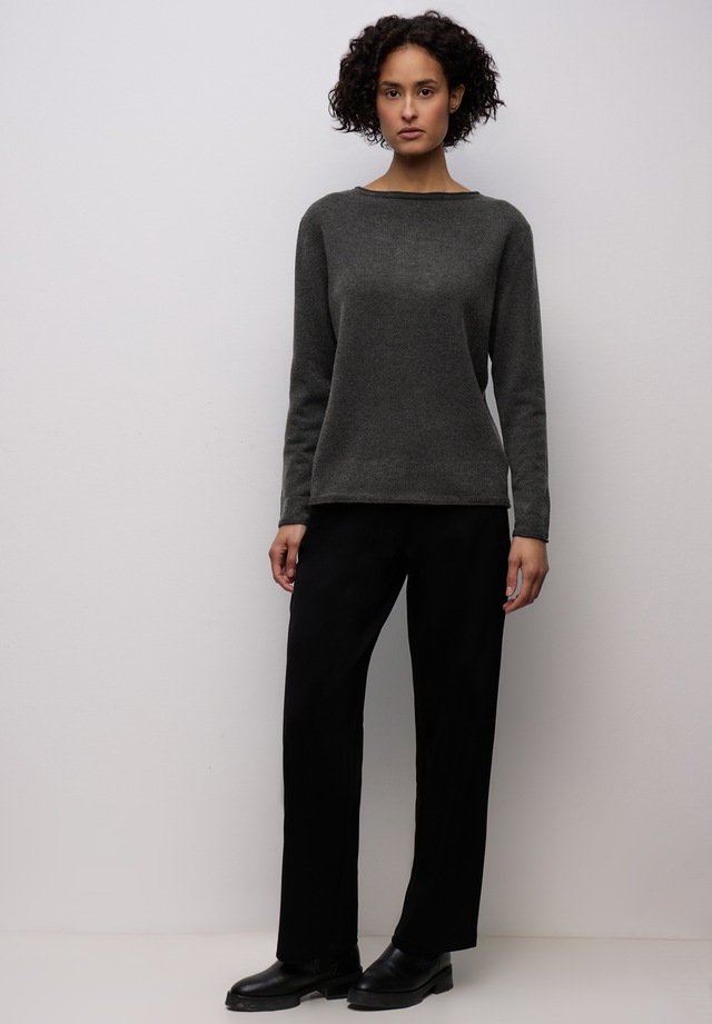 STREET ONE Strickpullover aus softem Materialmix