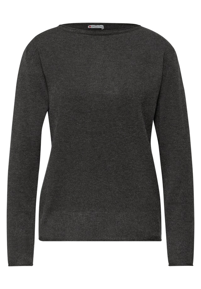 STREET ONE Strickpullover aus softem Materialmix