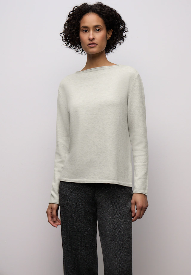 STREET ONE Strickpullover aus softem Materialmix