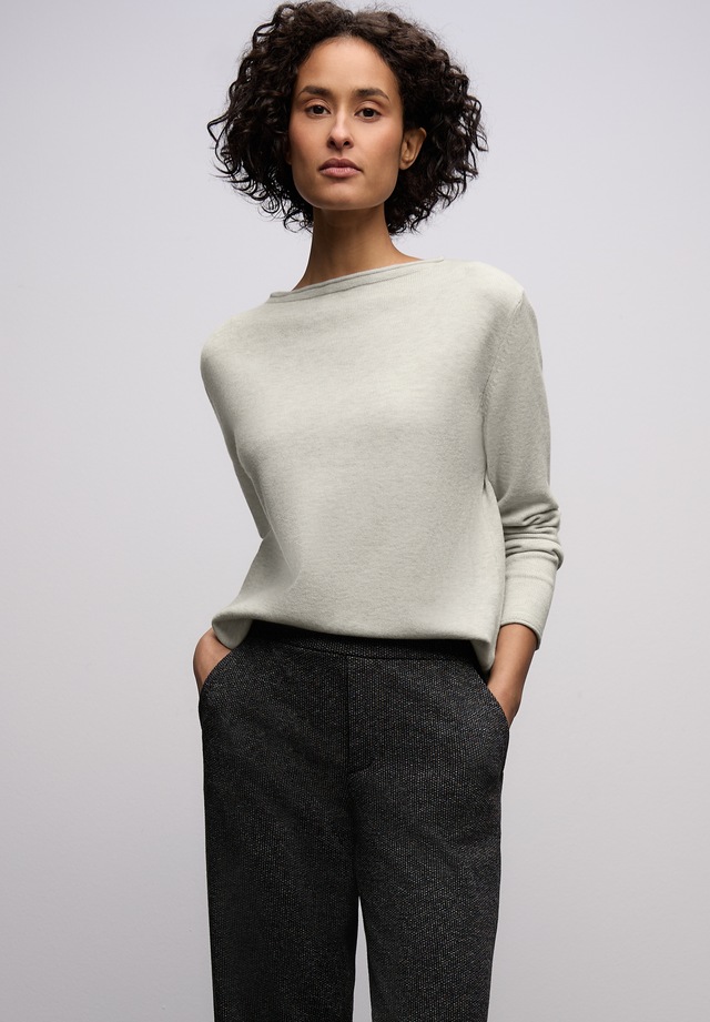 STREET ONE Strickpullover aus softem Materialmix