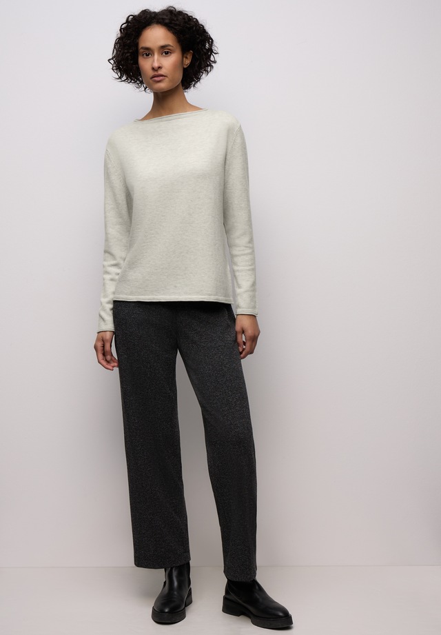 STREET ONE Strickpullover aus softem Materialmix