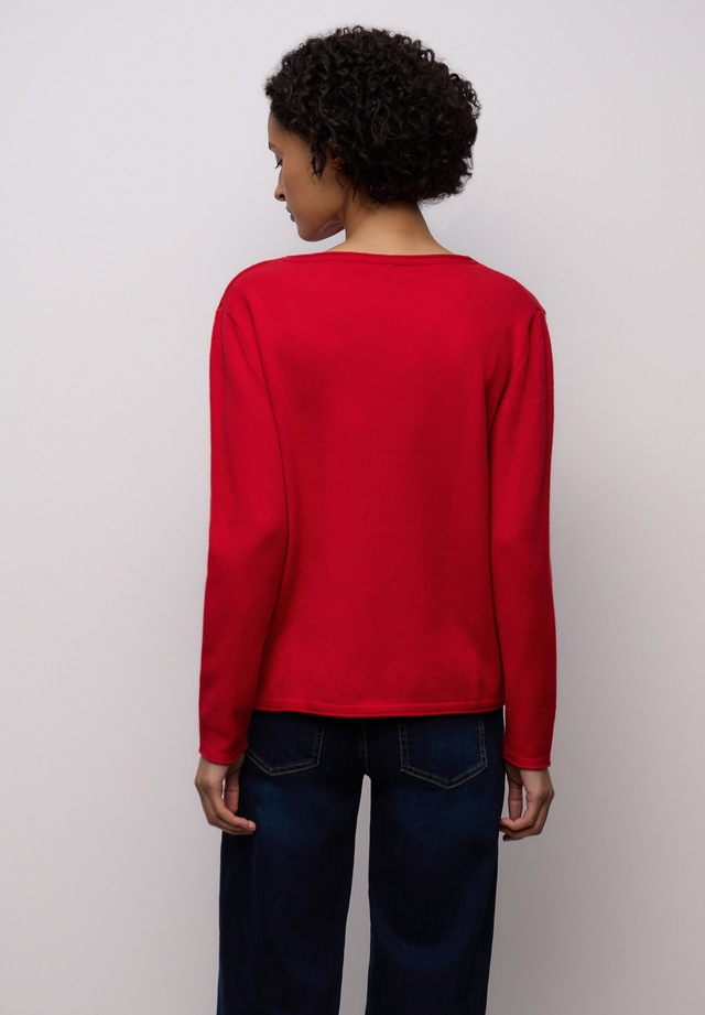 STREET ONE Strickpullover aus softem Materialmix