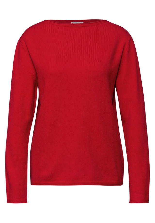 STREET ONE Strickpullover aus softem Materialmix