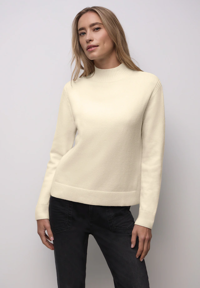 STREET ONE Stehkragenpullover Grobstrick