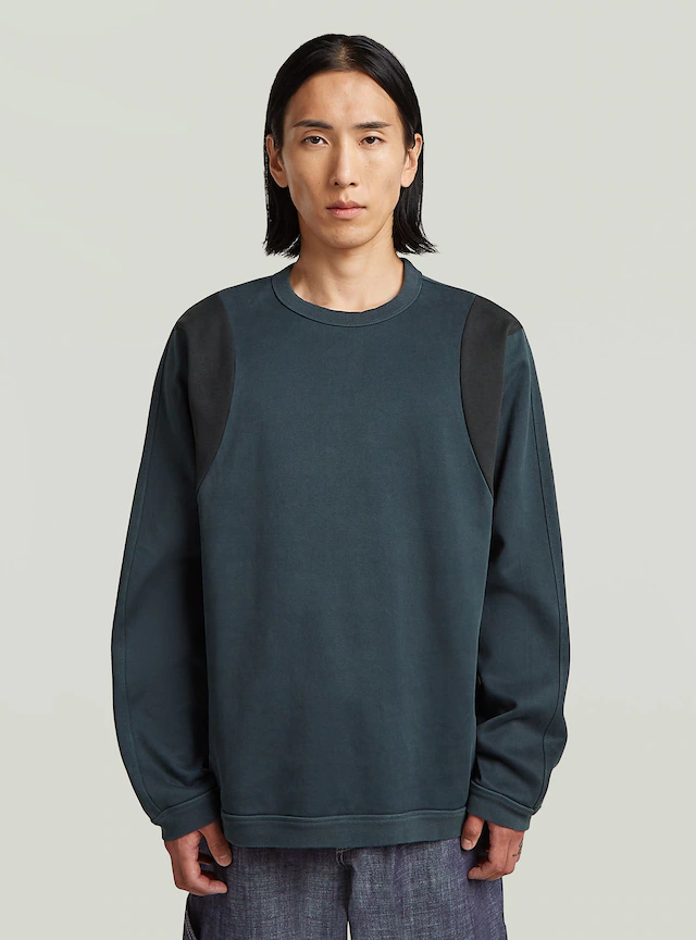 G-STAR Kurzarmpullover »MN Loose Sweatshirt«