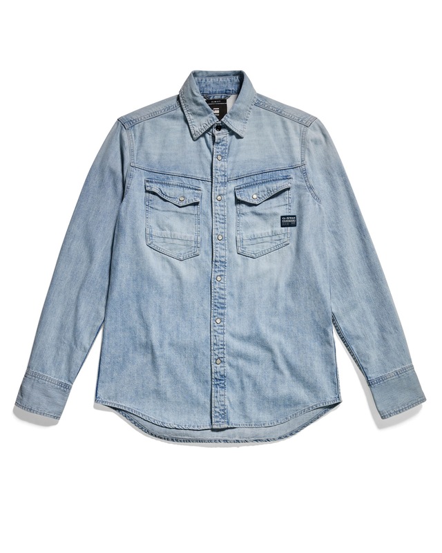G-STAR Langarmshirt »Dakota Slim Denim Hemd«