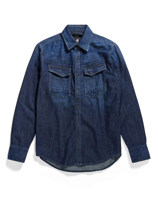 G-STAR Langarmshirt »Dakota Slim Denim Hemd«