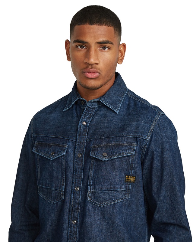 G-STAR Langarmshirt »Dakota Slim Denim Hemd«