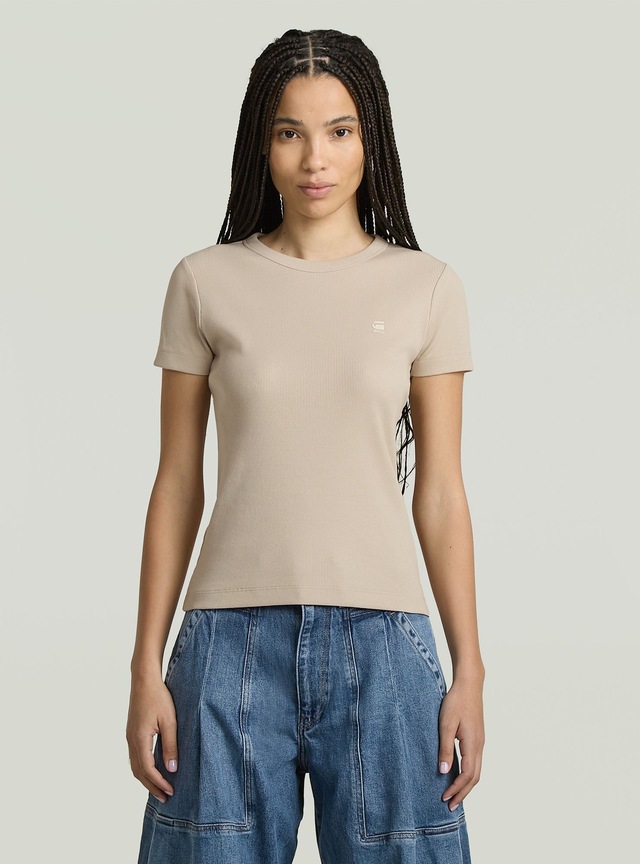 G-STAR T-Shirt »Rib Cap Sleeve T-Shirt«