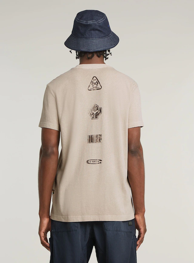 G-STAR T-Shirt »Shipping Graphic Overdyed T-Shirt«