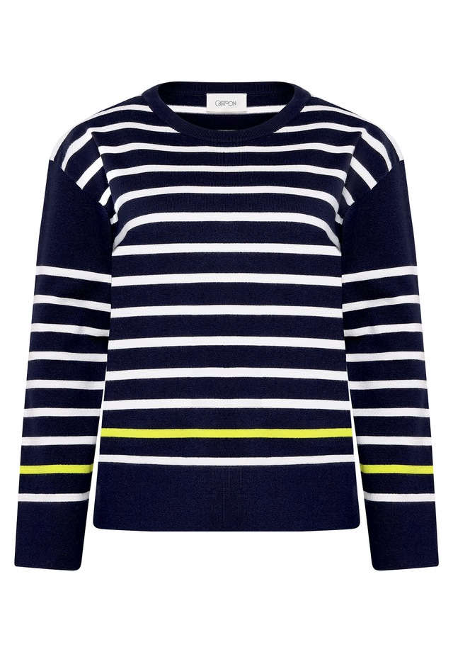 Cartoon Strickpullover »Damen mit Rundhalsausschnitt« 1 tlg.