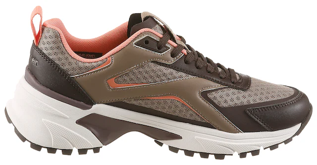 Calvin Klein Plateausneaker »HIKE RUN CKSTRIPE MESH« Schnürschuh, Halbschuh, Freizeitsneaker mit Logo-Schriftzug