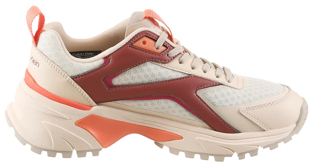 Calvin Klein Plateausneaker »HIKE RUN CKSTRIPE MESH« Schnürschuh, Halbschuh, Freizeitsneaker mit Logo-Schriftzug