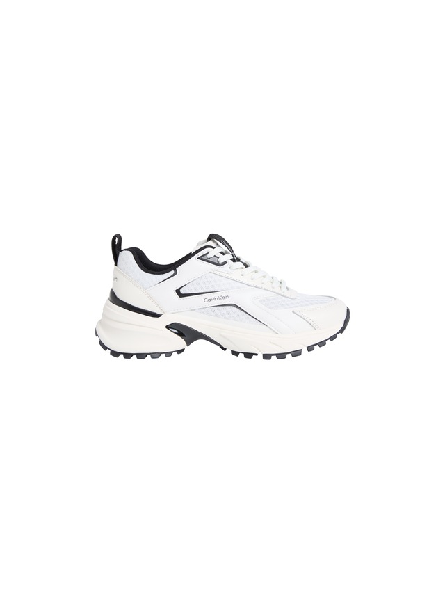Calvin Klein Plateausneaker »HIKE RUN CKSTRIPE MESH« Schnürschuh, Halbschuh, Freizeitsneaker mit Logo-Schriftzug