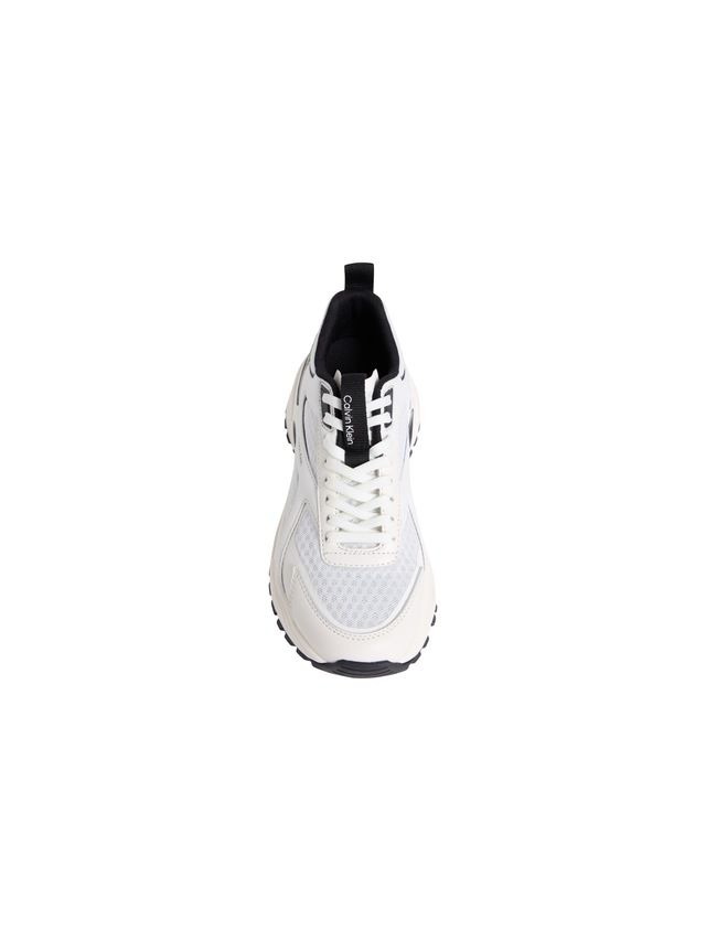 Calvin Klein Plateausneaker »HIKE RUN CKSTRIPE MESH« Schnürschuh, Halbschuh, Freizeitsneaker mit Logo-Schriftzug
