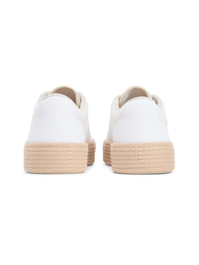 Tommy Hilfiger Plateausneaker »TH FOXING PLATFORM ROPE« Freizeitschuh, Schnürer, Halbschuh mit TH-Schmuckelement