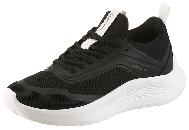 Calvin Klein Slip-On Sneaker »LIGHT RUNNER SOCK MESH LYCRA« Slipper, Halbschuh, Freizeitsneaker mit Mesh-Einsatz