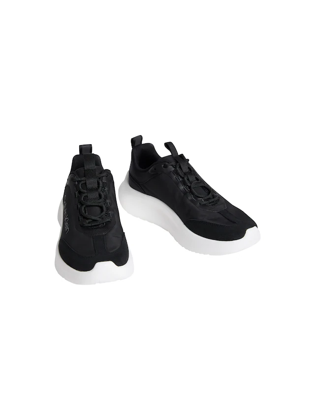 Calvin Klein Slip-On Sneaker »LIGHT EVA RUNNER NYL-SUE« Schlupfschuh, Slipper, Freizeitsneaker, Halbschuh mit Logo-Schriftzug