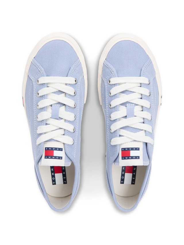 Tommy Jeans Plateausneaker »ARCHIVE Y2K« Freizeitschuh, Halbschuh, Schnürer im Retro-Look mit Label im Plateau
