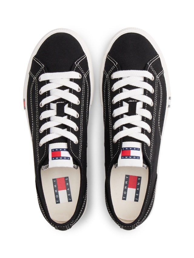 Tommy Jeans Plateausneaker »ARCHIVE Y2K« Freizeitschuh, Halbschuh, Schnürer im Retro-Look mit Label im Plateau