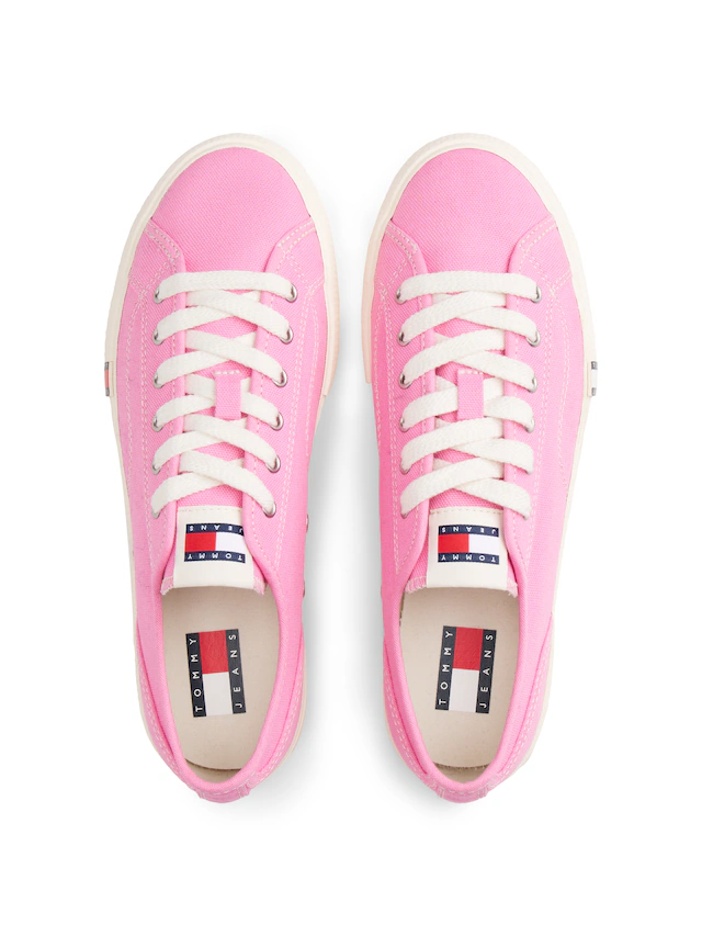 Tommy Jeans Plateausneaker »ARCHIVE Y2K« Freizeitschuh, Halbschuh, Schnürer im Retro-Look mit Label im Plateau