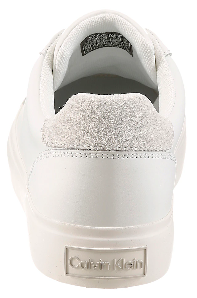 Calvin Klein Plateausneaker »VULC LACE UP LTH MIX« Casual-Schnürschuh, Freizeitsneaker mit CK-Logo