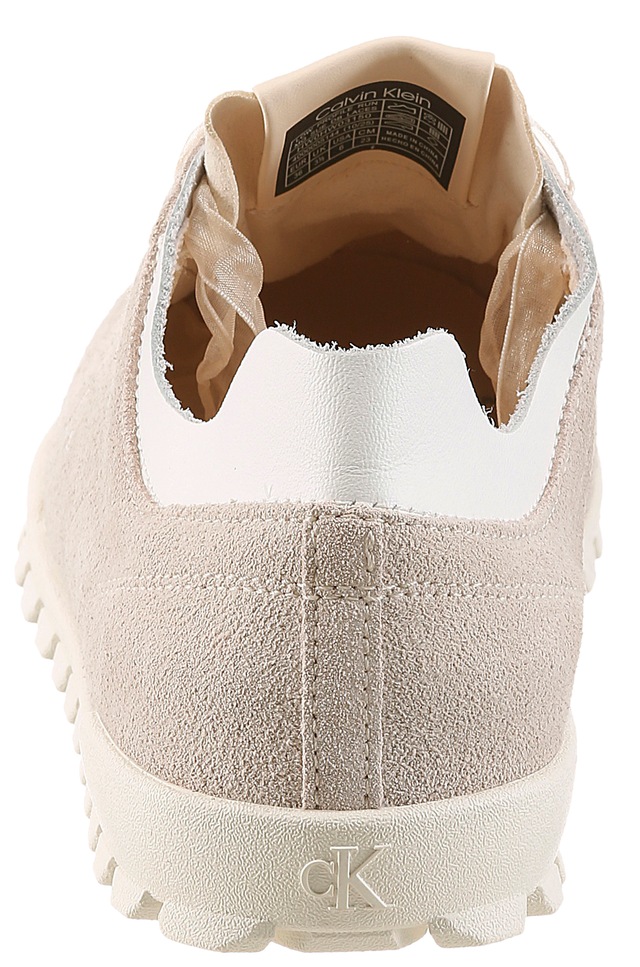 Calvin Klein Sneaker »LOW PROFILE RUN MG SUE DB LACES« Freizeitsneaker, Halbschuh, Schnürschuh mit Profilsohle