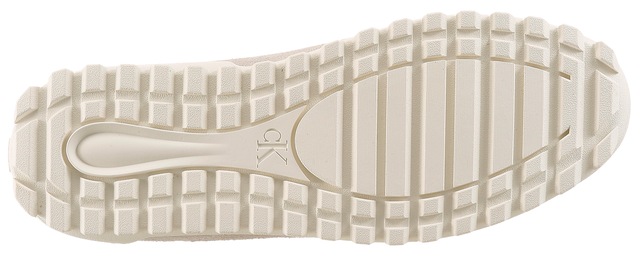 Calvin Klein Sneaker »LOW PROFILE RUN MG SUE DB LACES« Freizeitsneaker, Halbschuh, Schnürschuh mit Profilsohle