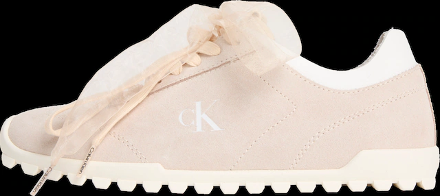 Calvin Klein Sneaker »LOW PROFILE RUN MG SUE DB LACES« Freizeitsneaker, Halbschuh, Schnürschuh mit Profilsohle