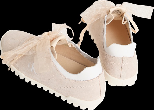Calvin Klein Sneaker »LOW PROFILE RUN MG SUE DB LACES« Freizeitsneaker, Halbschuh, Schnürschuh mit Profilsohle