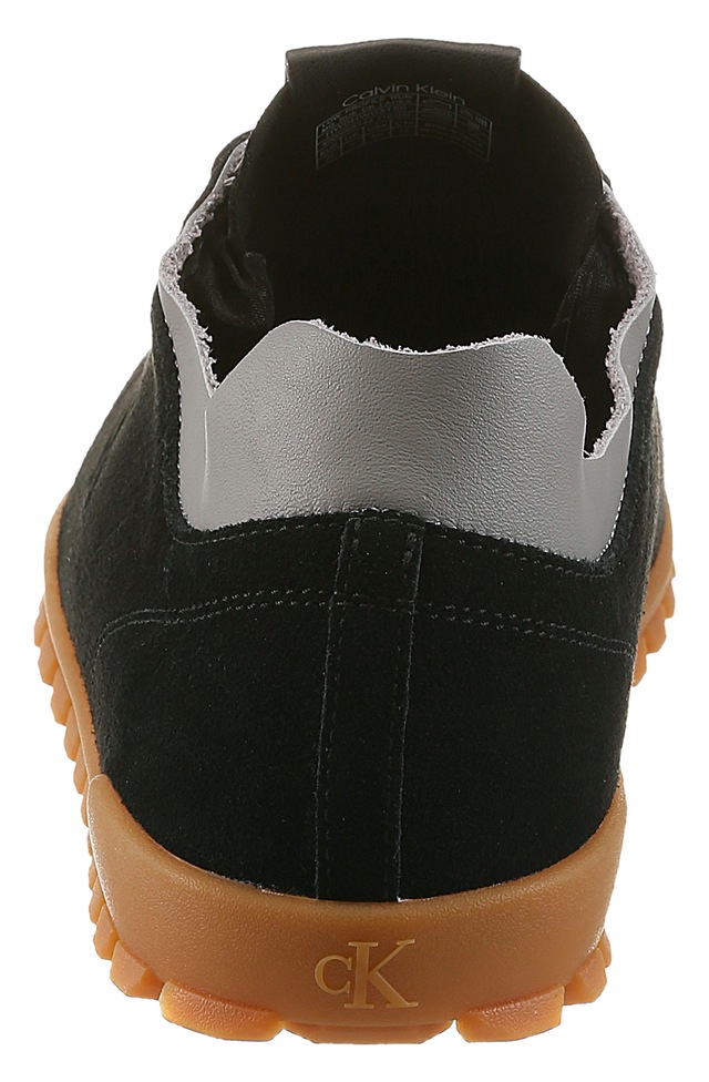 Calvin Klein Sneaker »LOW PROFILE RUN MG SUE DB LACES« Freizeitsneaker, Halbschuh, Schnürschuh mit Profilsohle
