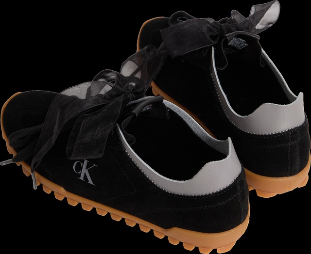 Calvin Klein Sneaker »LOW PROFILE RUN MG SUE DB LACES« Freizeitsneaker, Halbschuh, Schnürschuh mit Profilsohle