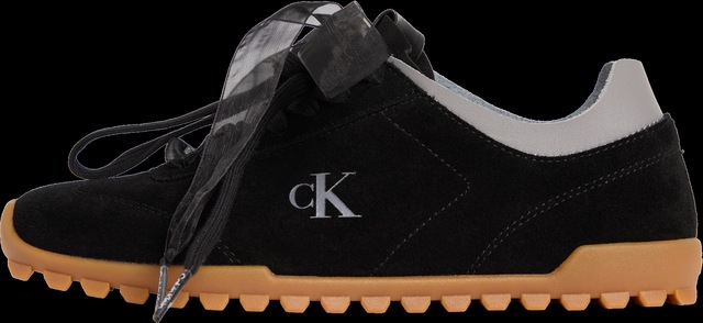 Calvin Klein Sneaker »LOW PROFILE RUN MG SUE DB LACES« Freizeitsneaker, Halbschuh, Schnürschuh mit Profilsohle