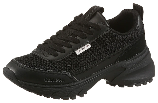 Calvin Klein Plateausneaker »HIKE RUNNER LACEUP MESH« Chunky Sneaker, Halbschuh, Freizeitsneaker mit Profilsohle