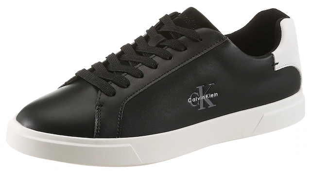 Calvin Klein Plateausneaker »LOW PRO CUPS LTH ML« Schnürschuh, Halbschuh, Freizeitsneaker mit seitlichem Logo