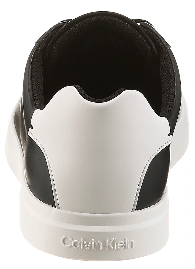 Calvin Klein Plateausneaker »LOW PRO CUPS LTH ML« Schnürschuh, Halbschuh, Freizeitsneaker mit seitlichem Logo