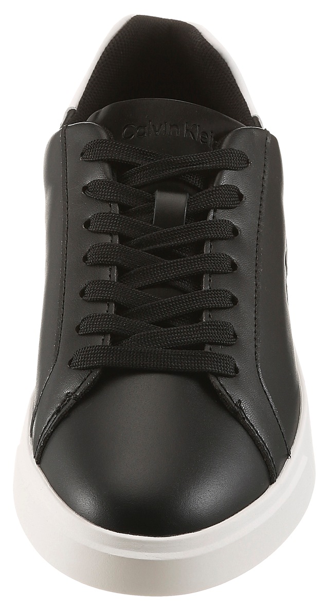 Calvin Klein Plateausneaker »LOW PRO CUPS LTH ML« Schnürschuh, Halbschuh, Freizeitsneaker mit seitlichem Logo